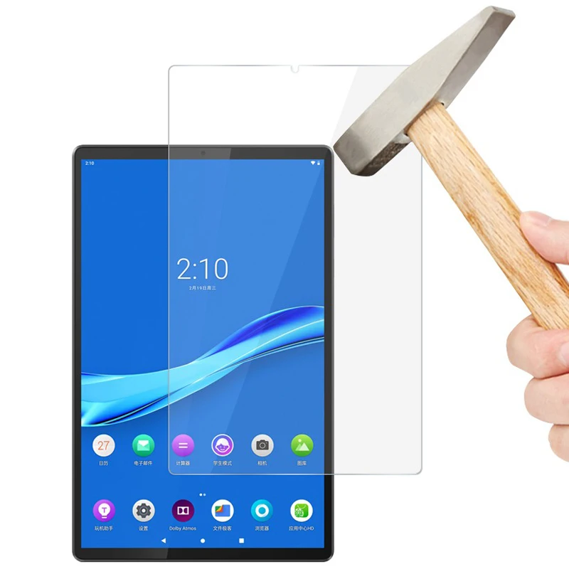 

2.5D Tempered Glass For Lenovo Tab M10 FHD TB-X606X/F 10.3 inch Screen Protector Film, Black edge