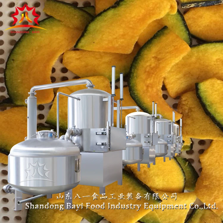 Big capacity jackfruit vacuum fryer fruit vacuum fryer