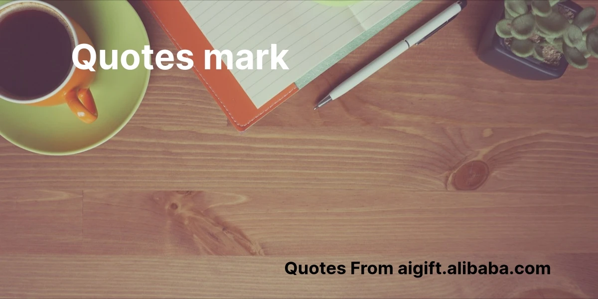 quotes mark
