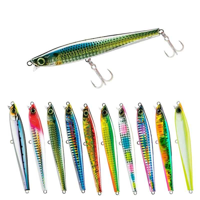 

Fishing Lures 105mm 30g Super Long Cast Minnow lure Salt Water Fish Bait Sinking Minnows Pesca, 13colors