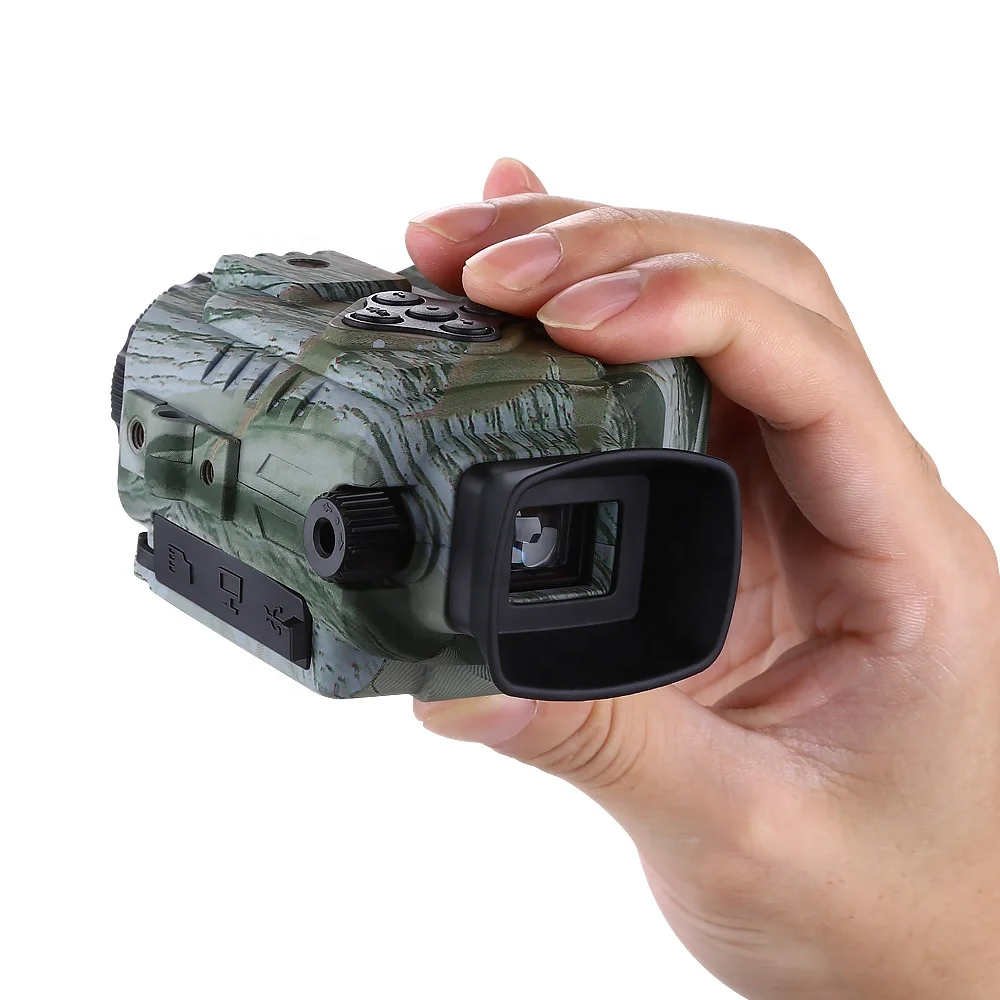 

Infrared Light Night Vision Scope Monocular Night Vision Digital with 32G Memory, Black, camouflage, green