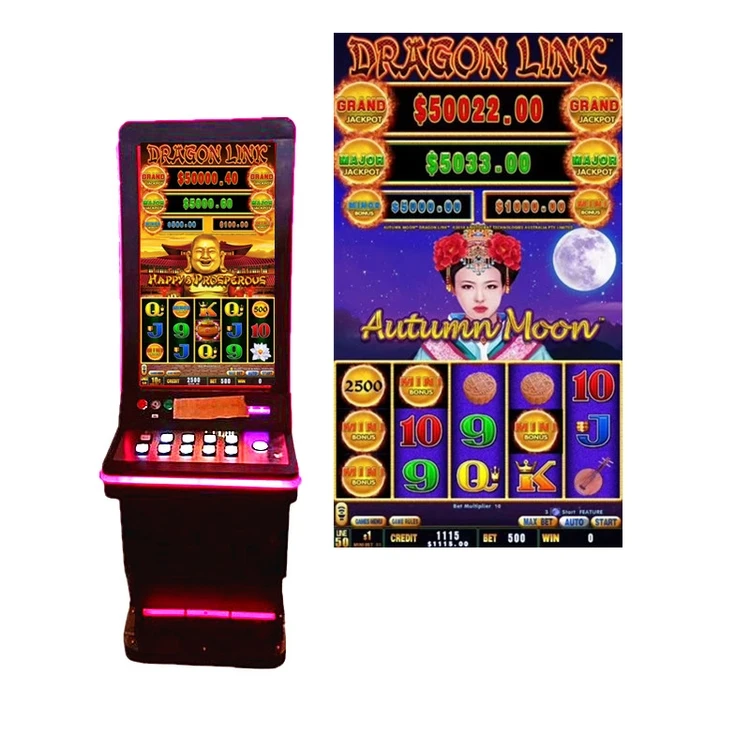 

Professional Factory Sale Dragon Serial Vertical Type Casino Slot Game Gambling Arcade Machine