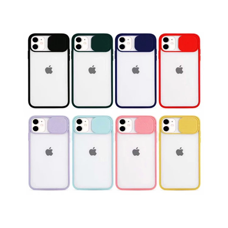 

Camera Lens Protection Phone Case For iPhone 11 12 Pro Max Samsung S21 S20 Color Candy Shockproof Matte Cover, Candy color, 8 colors, multi
