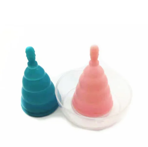 

Free Sample OEM Packaging Medical Grade Silicone Menstrual Period Cup, Colors