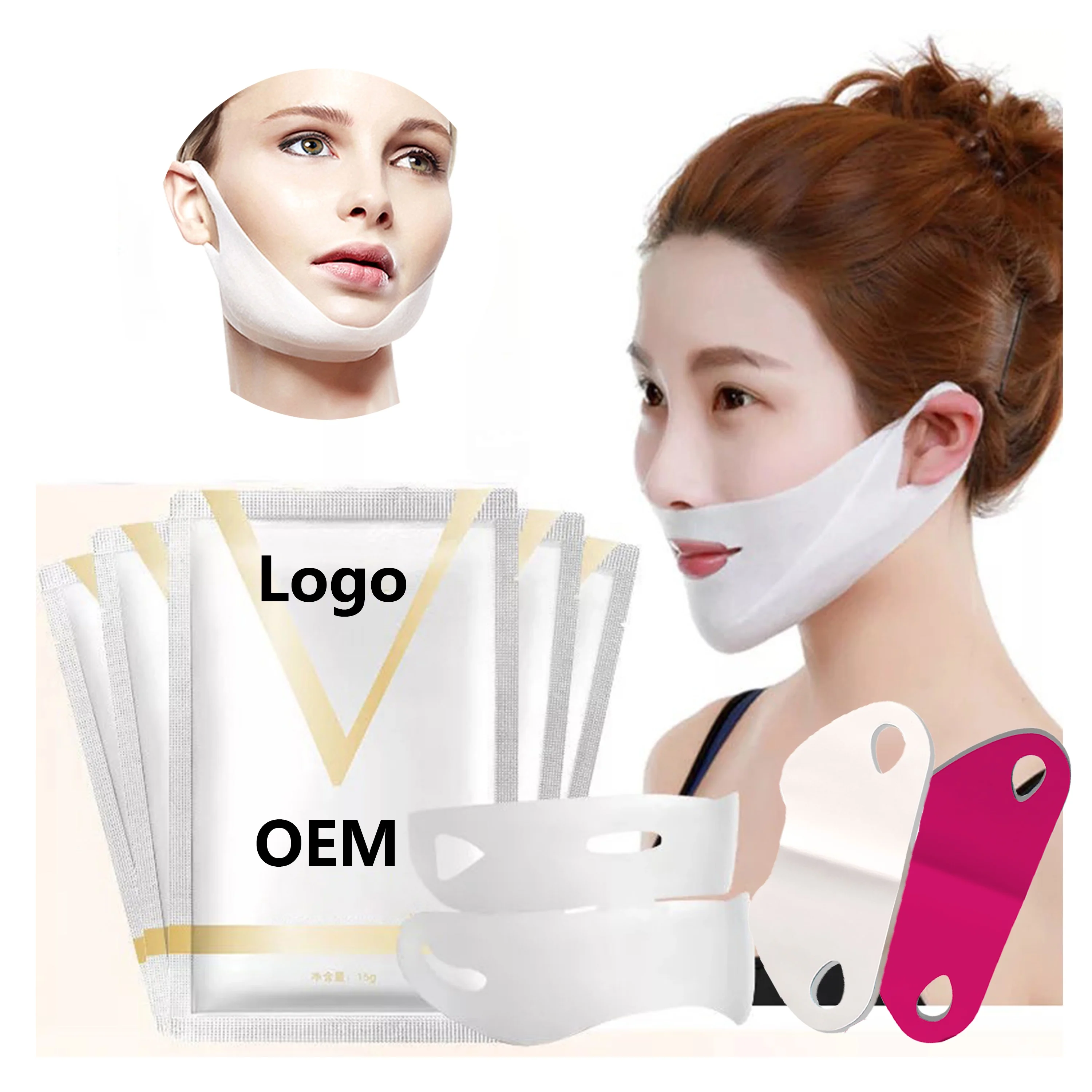 

V Shape Mask Reduce Double Chin Up Patches V Line Shaped Lift Slimming Face Mask