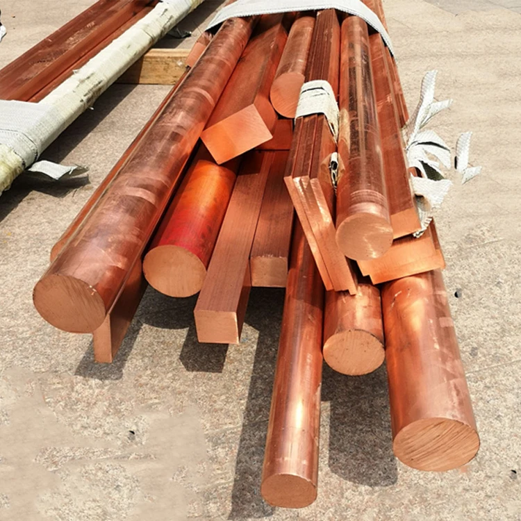 High Pressure Pure Red Round Copper Bar C1100 T2 Copper Rod Buy 8mm