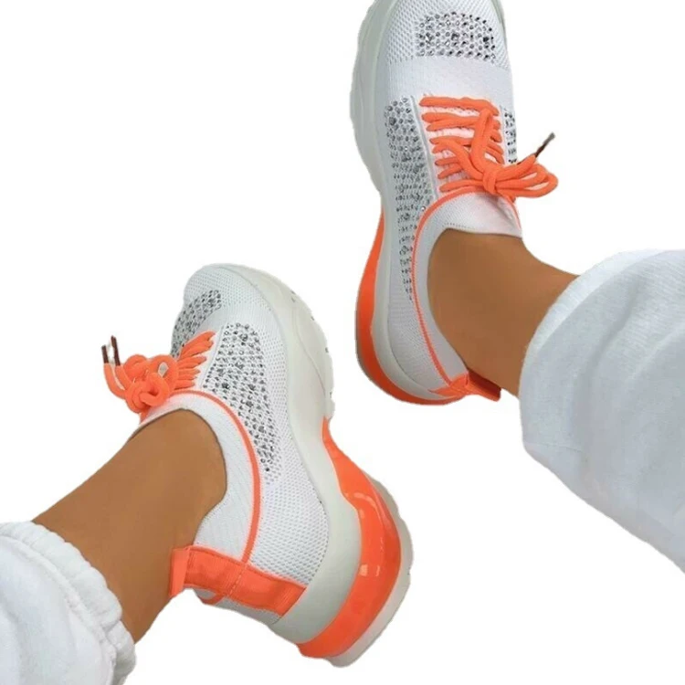 

Custom fashion platform white tennis sneakers casual shoes wholesale women shoes manufacturer