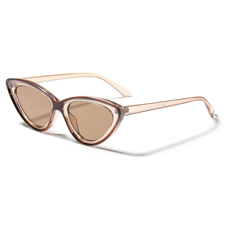 

Brown Sunglasses Cateye Sun glasses Women Fashion Gafas