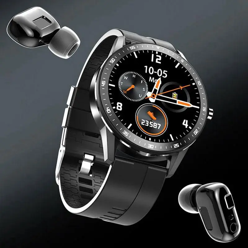 

New X6 Smartwatch Sport Tracker Hands-free Earbuds Tws with Smart Watch 2 in 1 Wireless Earphone