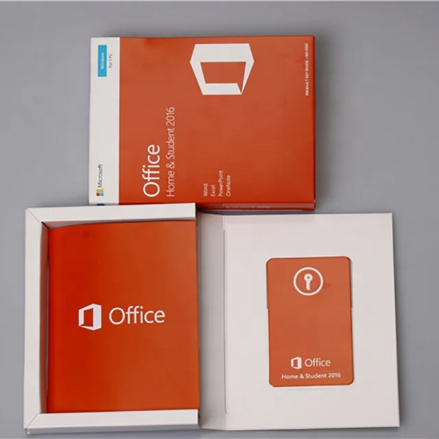 

Newest High Quality Microsoft Office 2016 Home and Student HS Retail Box with DVD Version Download