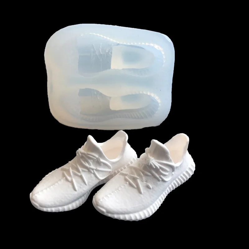

R165 Wholesale Custom Silicone Resin sneaker Candle Mold For DIY Candle Making, Stocked / cusomized