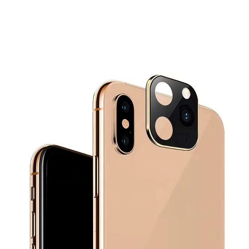 Luxury Metal Back Camera Lens Film Tempered Glass Titanium Alloy Case for iPhone X XS MAX,Lens Seconds Change to iPhone 11 Pro Luxury Metal Back Camera Lens Film Tempered Glass Titanium Alloy Case for iPhone X XS MAX,Lens Seconds Change to iPhone 11 Pro