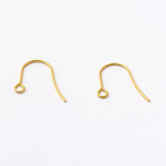 

ADELANTE Women's Fashion Stainless Steel Hook Handmade Diy Earrings, Steel color, ordinary plating gold, vacuum plating gold