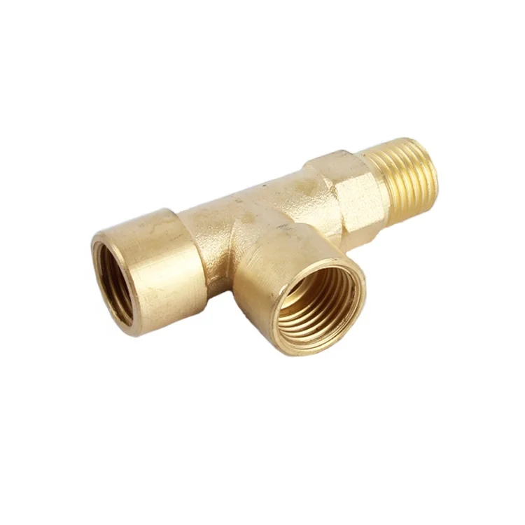 
Good quality Equal three way tee brass fitting 