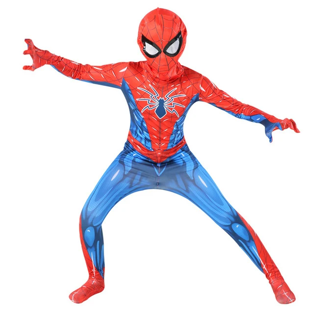 

Hallowmas hero adult leotard children's Halloween cosplay boys costume suit spider man