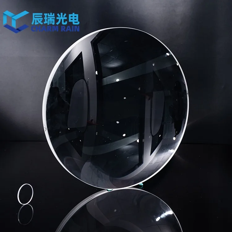 Hot Sales 270mm Optical Lenses Large Convex Lens Telescopes Made CaF2 Flat Plano Patterns OEM
