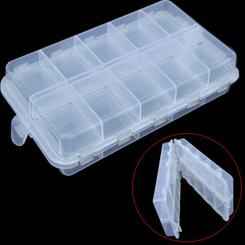 

Wholesale double deck 20 box bait fittings box transparent plastic box fishing tackle box multi-function tool box