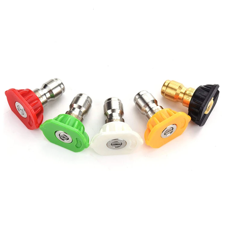 

4000psi Pressure Washer Spray Nozzle Tips 5 color tip with 1/4''Quick Connector