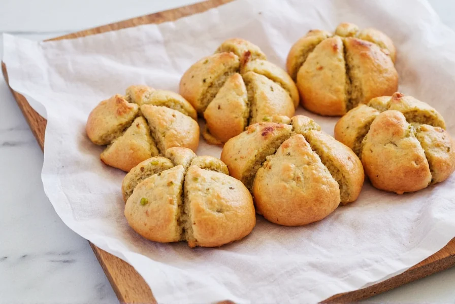 Various styles of cardamom buns including traditional swirls, knots, and braided versions arranged on a rustic wooden table