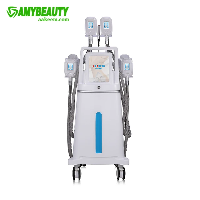 

2022 New 4 Handpiece Cryolipolisis Cryo Slimming Fat Freezing Machine Cryo + Rf + Cavitation+laser Beauty Salon Equipment