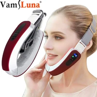

Thin Face Artifact Microcurrent Facial Massage Machine V Line Face Lifting Red Blu Ray Beauty Instrument