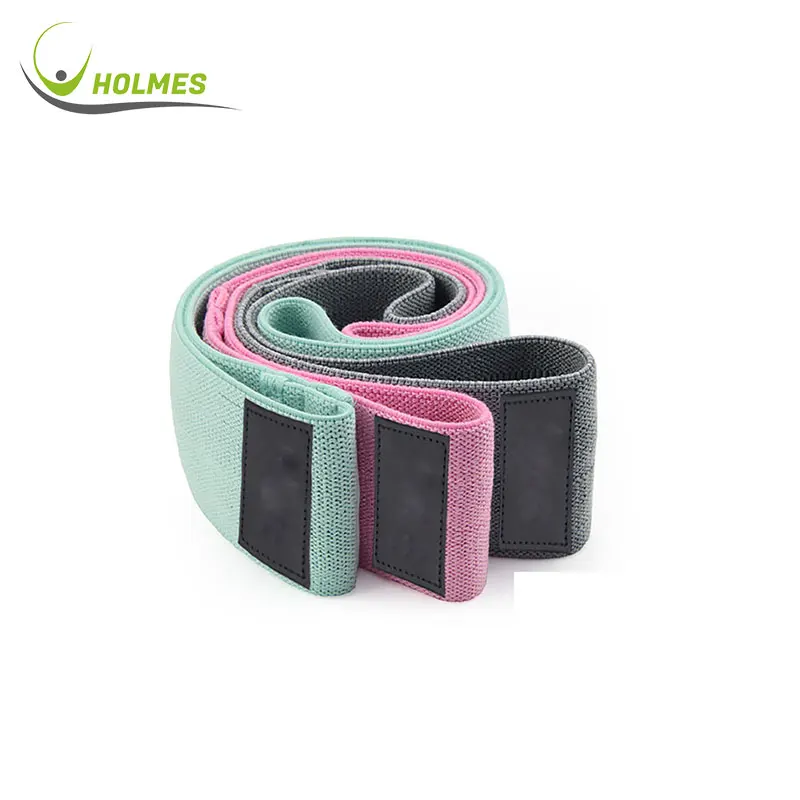 

Resistance band resistance workout hip bands, Pink/blue/purple/custom
