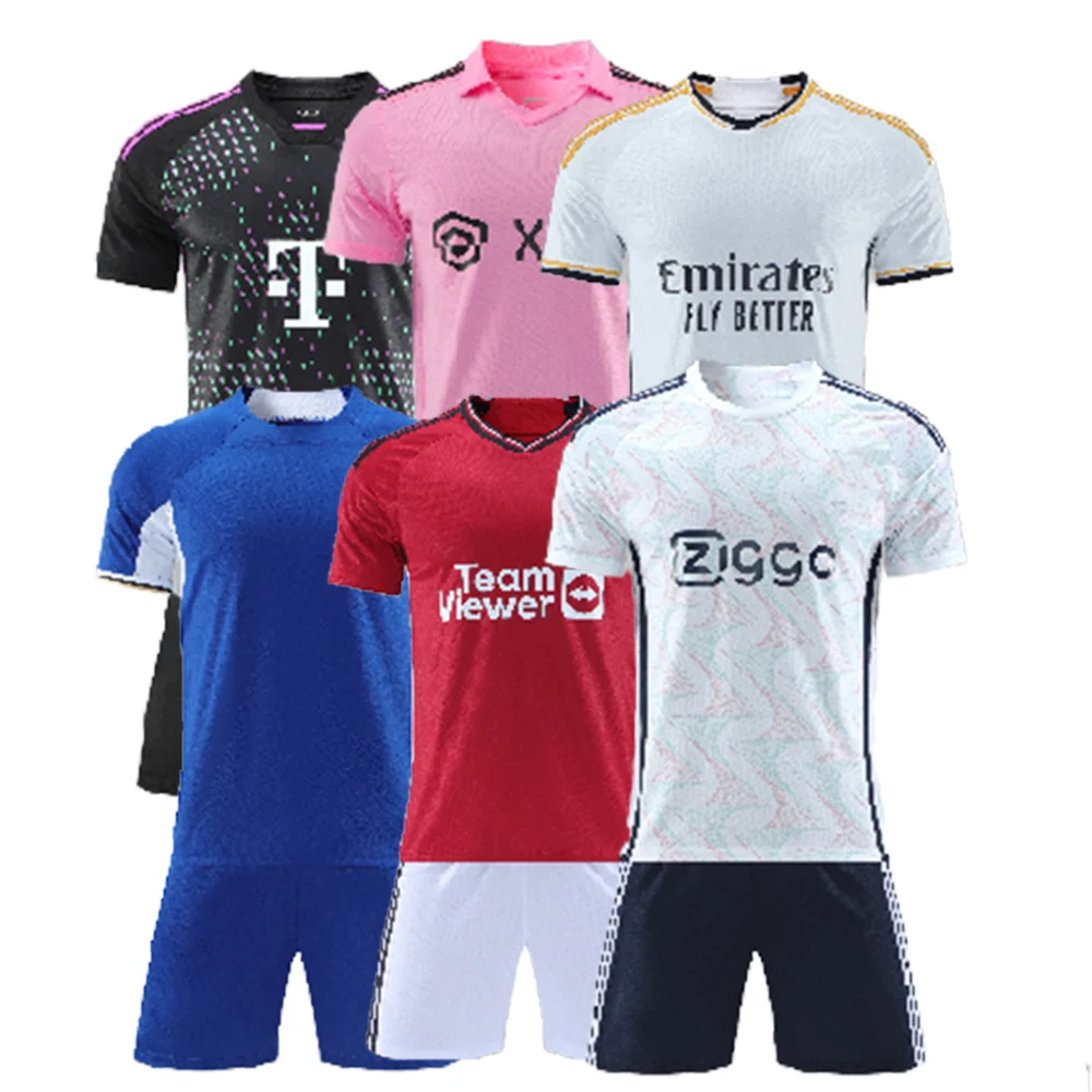 

23/24 New Season Soccer Uniform Comfortable quick-drying Thai Quality Men Soccer wear Kids Shirt Women men Soccer Jersey
