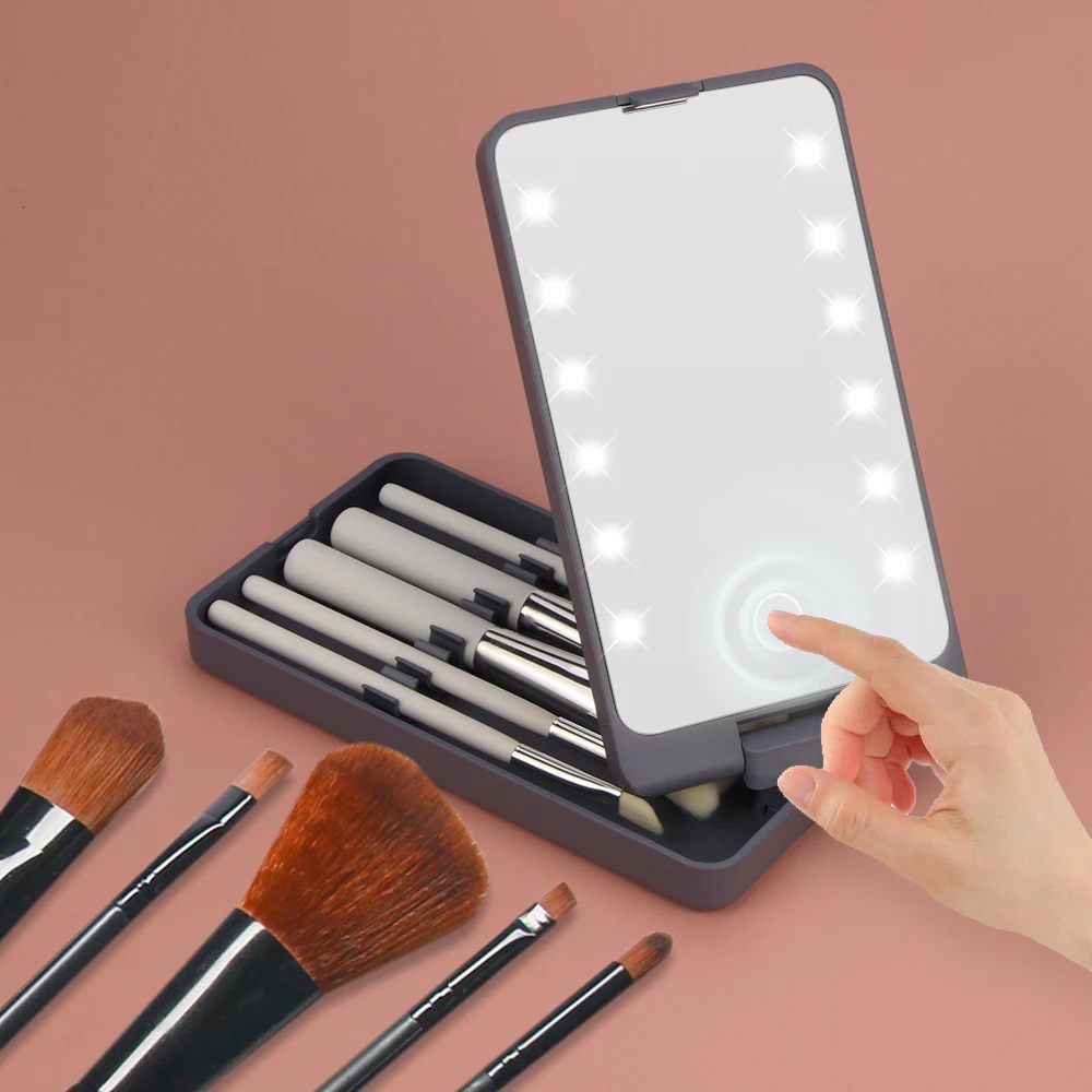 

BM05 Makeup Brush Case with Mirror, Customized