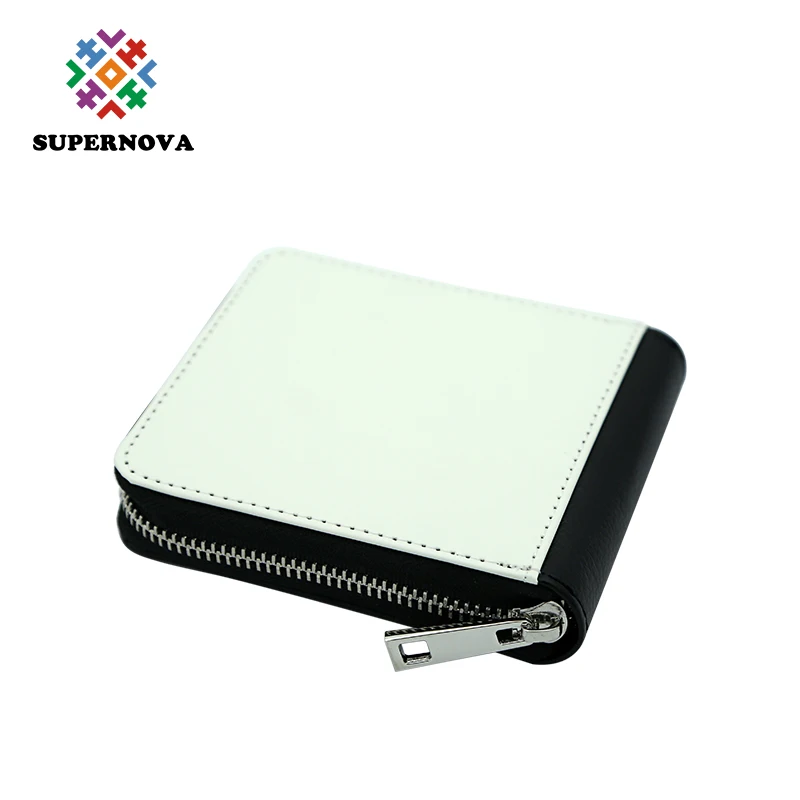 

Blank Sublimation Wallet Sublimation Blank Wallet Zipper Wallet Small Size, Black, rose pink