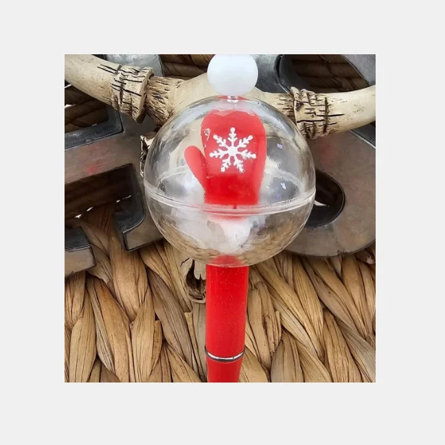 

Transparent Acryilc Snow Globes Focal Bead For Pens Making