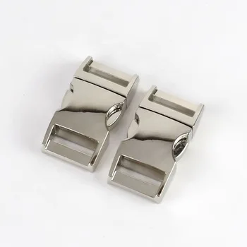 

Meetee AP518- Alloy Buckles for Handbags Strong Side Release Buckles Hardware Accessories for Backpack Safty Clips Buckles, Silver