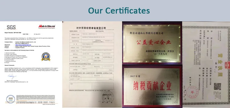 Graphite boat for casting aluminum gold ingot 