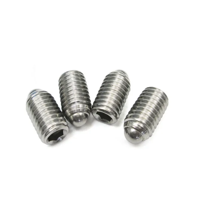 钢和不锈钢 gn615 螺纹球弹簧柱塞带槽