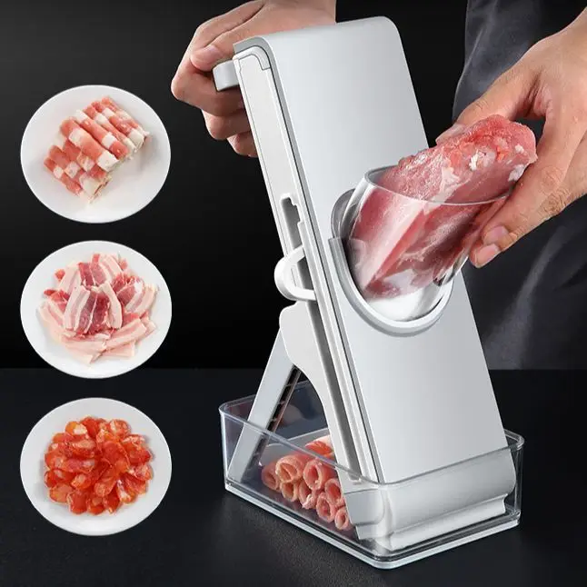 

Multifunctional Safe Chopper meat grinders Manual machine mandoline with Drain Basket Slicer Vegetable Cutter