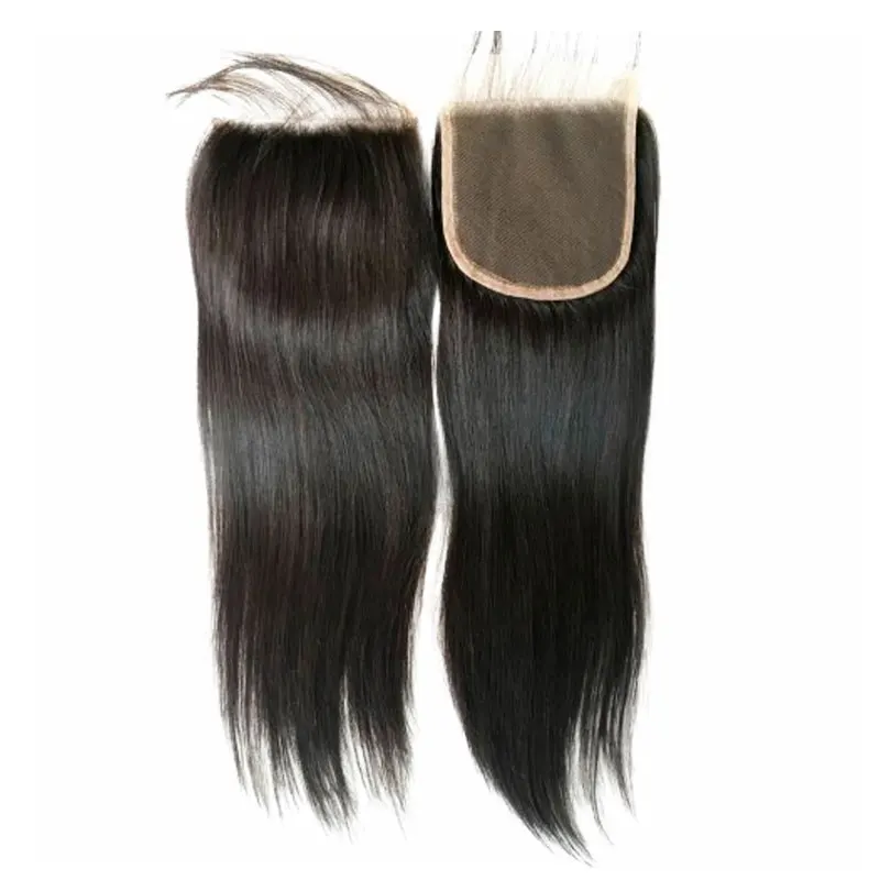 

Cheap Transparent Frontals And Closures 8 Inches Swiss Transparent Hd 4*4 Straight Lace Closure Silk Base Closure 4X4