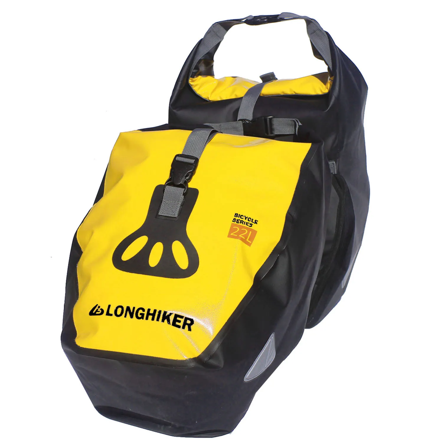 

Bike delivery bag rack waterproof pannier rear bicycle saddle bags