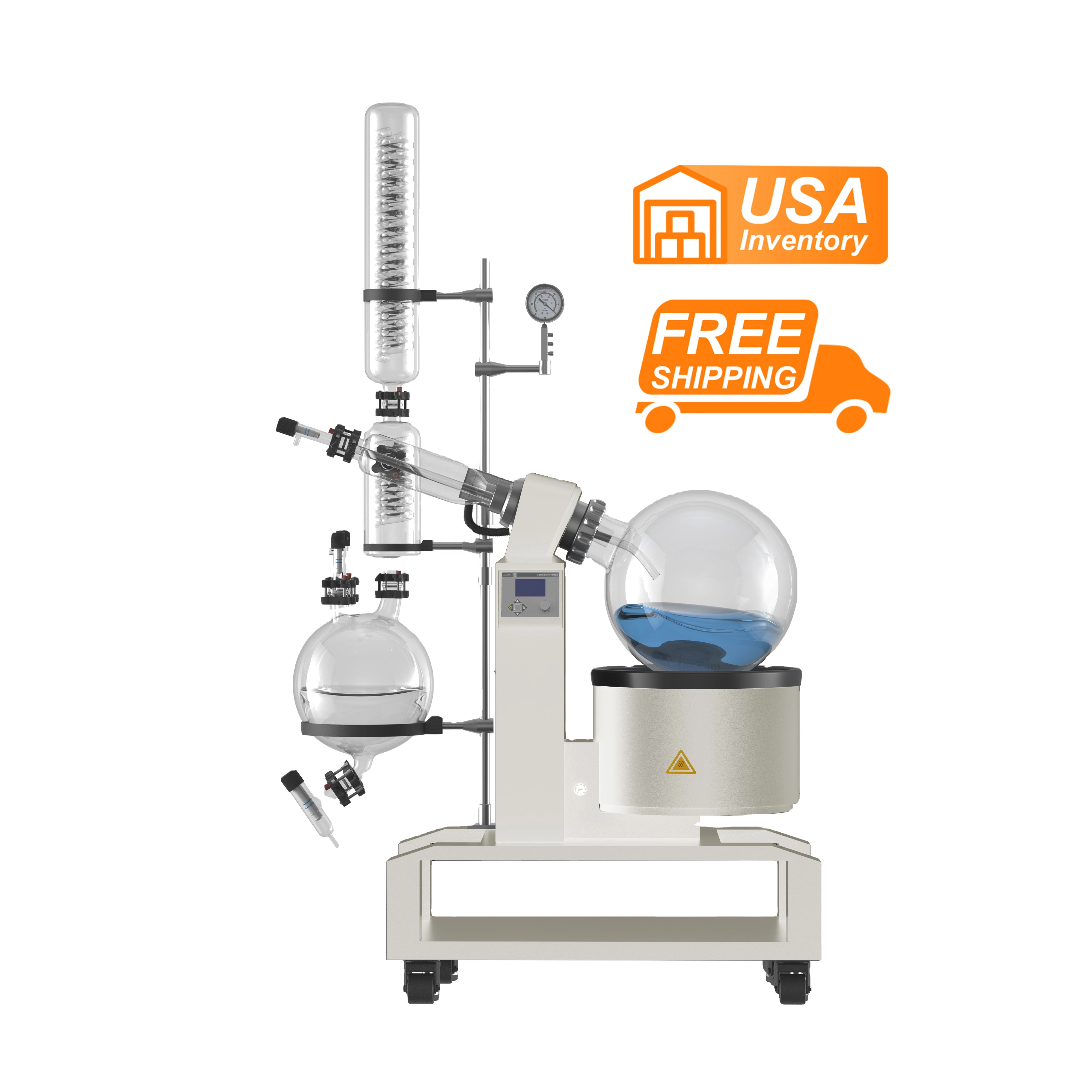 

USA Inventory West Tune WTRE-50 ETL Lab Rotary Vacuum Evaporator 50l for Industrial Extraction