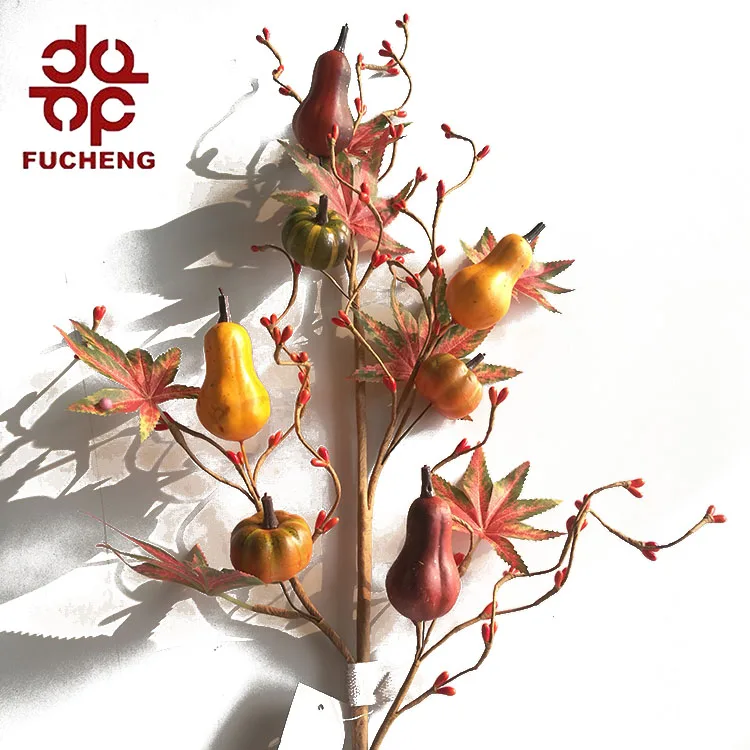 fucheng 2019 hot selling kerajinan floral foam artificial flowers with dry branch for dried flower wall decor,FA-31023,kerajinan