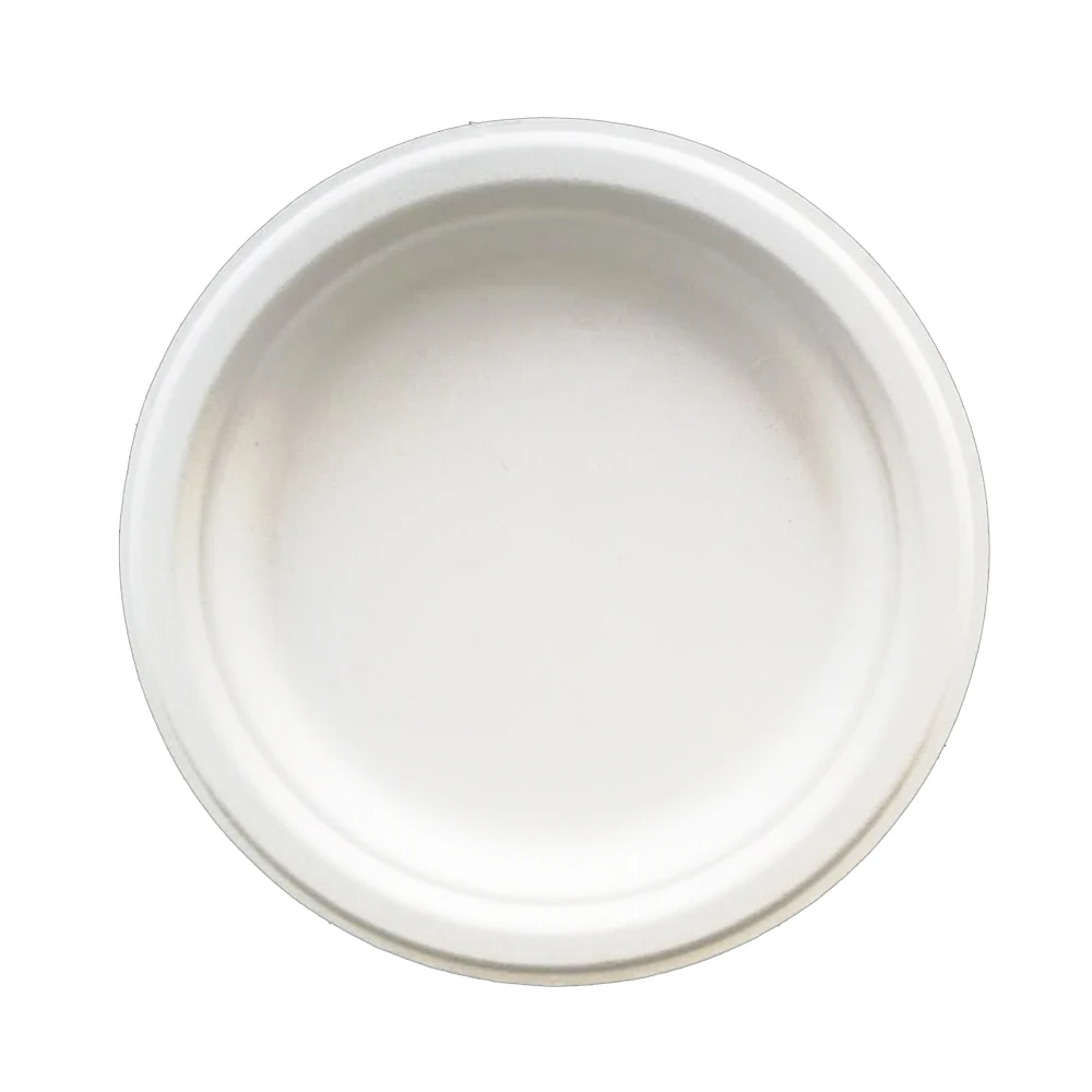 

factory direct 7inch paper plates pulp eco-friendly compostable bagasse disposable plates
