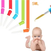 

Liquid Droppers 5ml Medicine Feeder Plastic Pipettes Transfer Dispenser Eyedropper with Bulb Tip For Kids