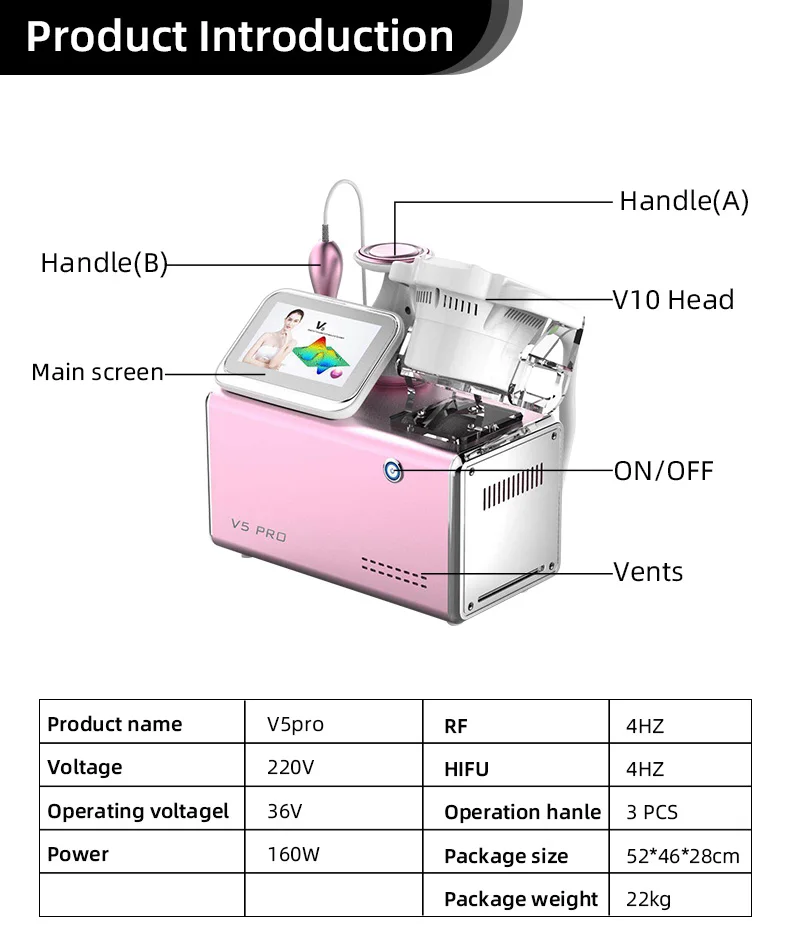 Portable V10 UltraShape V5 Pro : Non-Invasive Body Contouring For Stubborn Fat Burning Slim Body