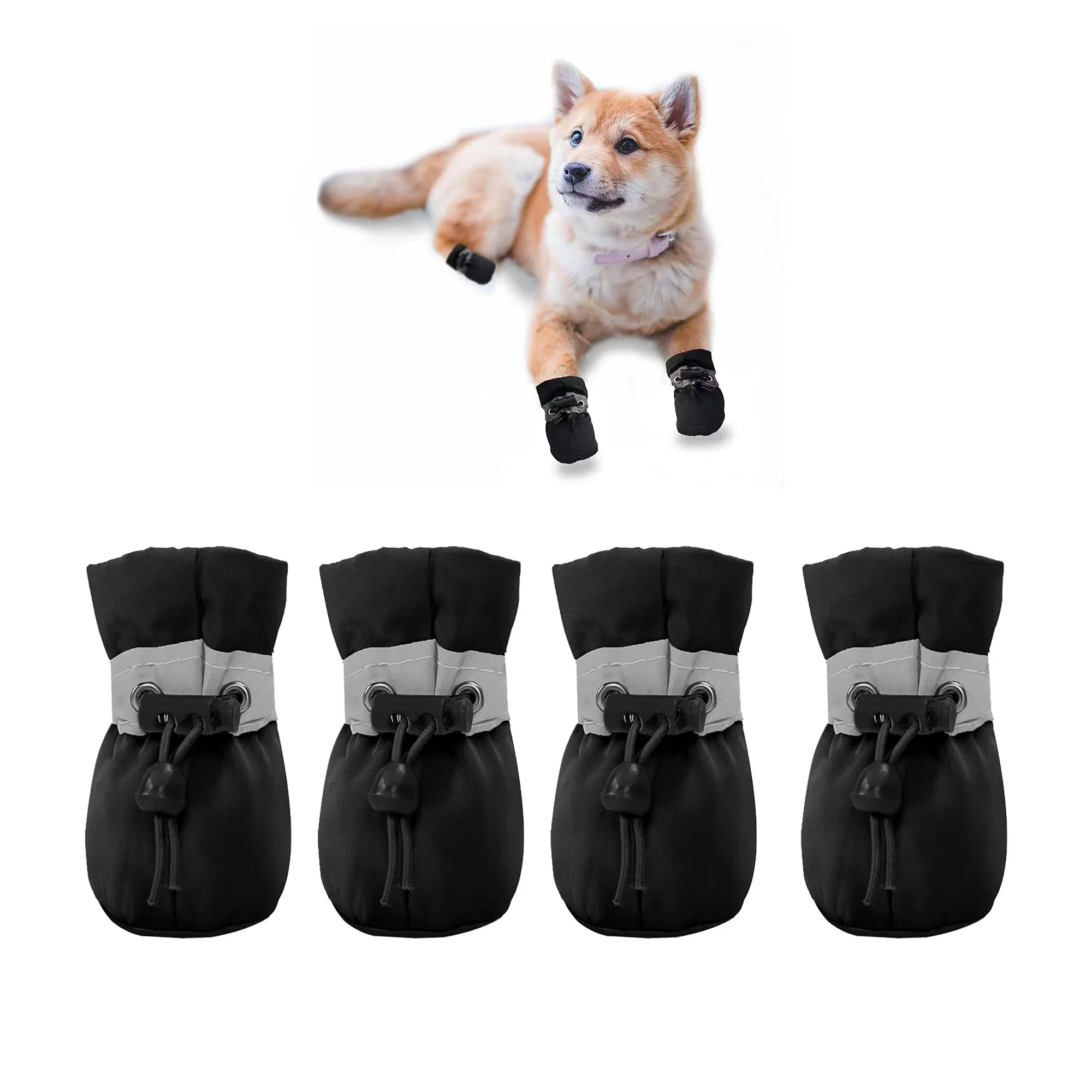 

Hot Sale Fashion Charming Waterproof Small Dog Shoes Big Dog Shoe For Pet Dog