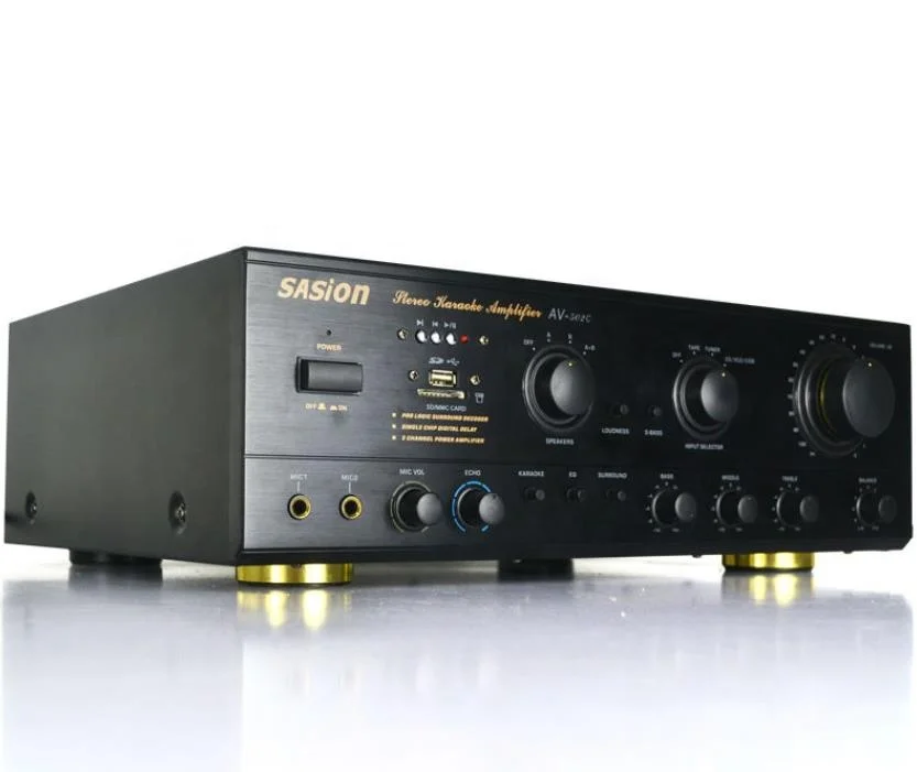 

Apmlifier dj amplifier tube amplifier AV-502C Pro Rack Preamp Pre-Amplifier w/USB Interface/Phono, Black