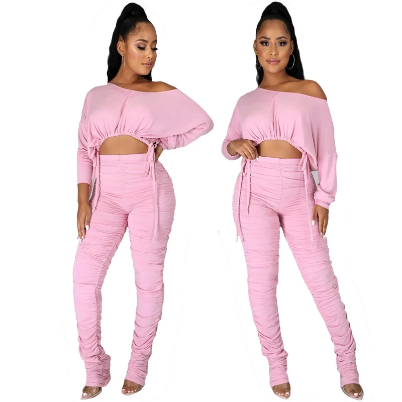 

Women's jacket and tight pants set elegant bodycon outfits