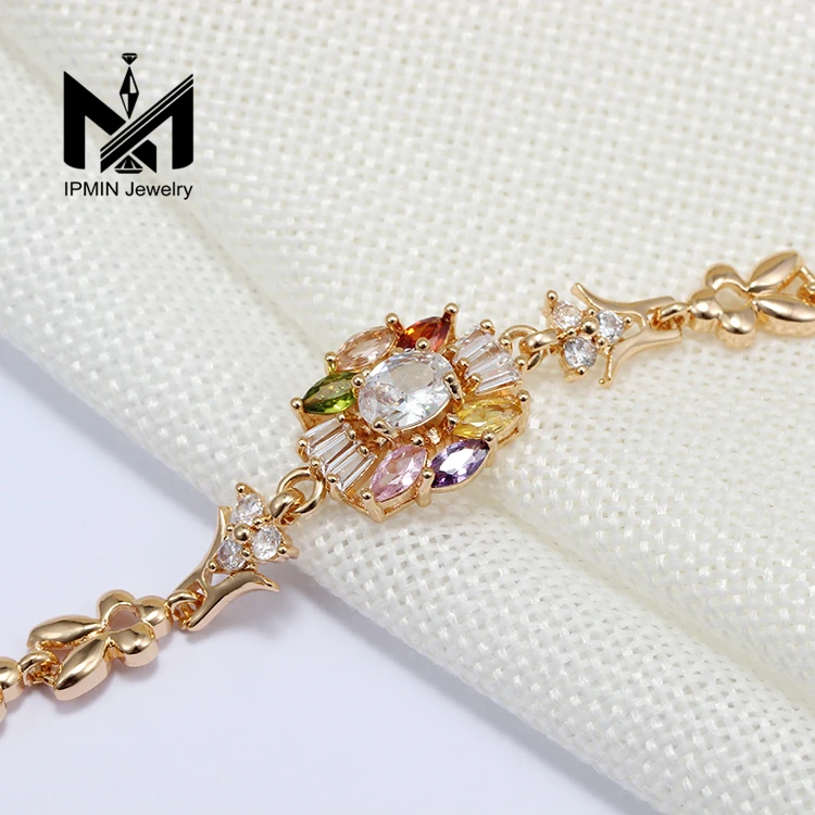 18k Gold Plated Bracelets Laminated Gold Bangles Fashion Women Jewelry