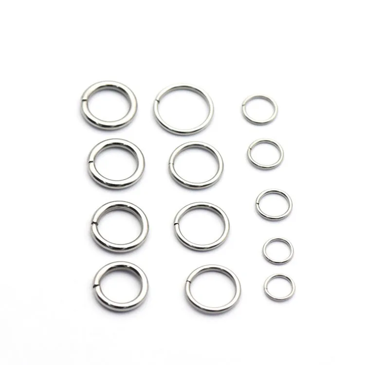 

Hobbyworker Stainless Steel Jump Rings Connectors for DIY Jewelry Making Accessories Supplies, Picture