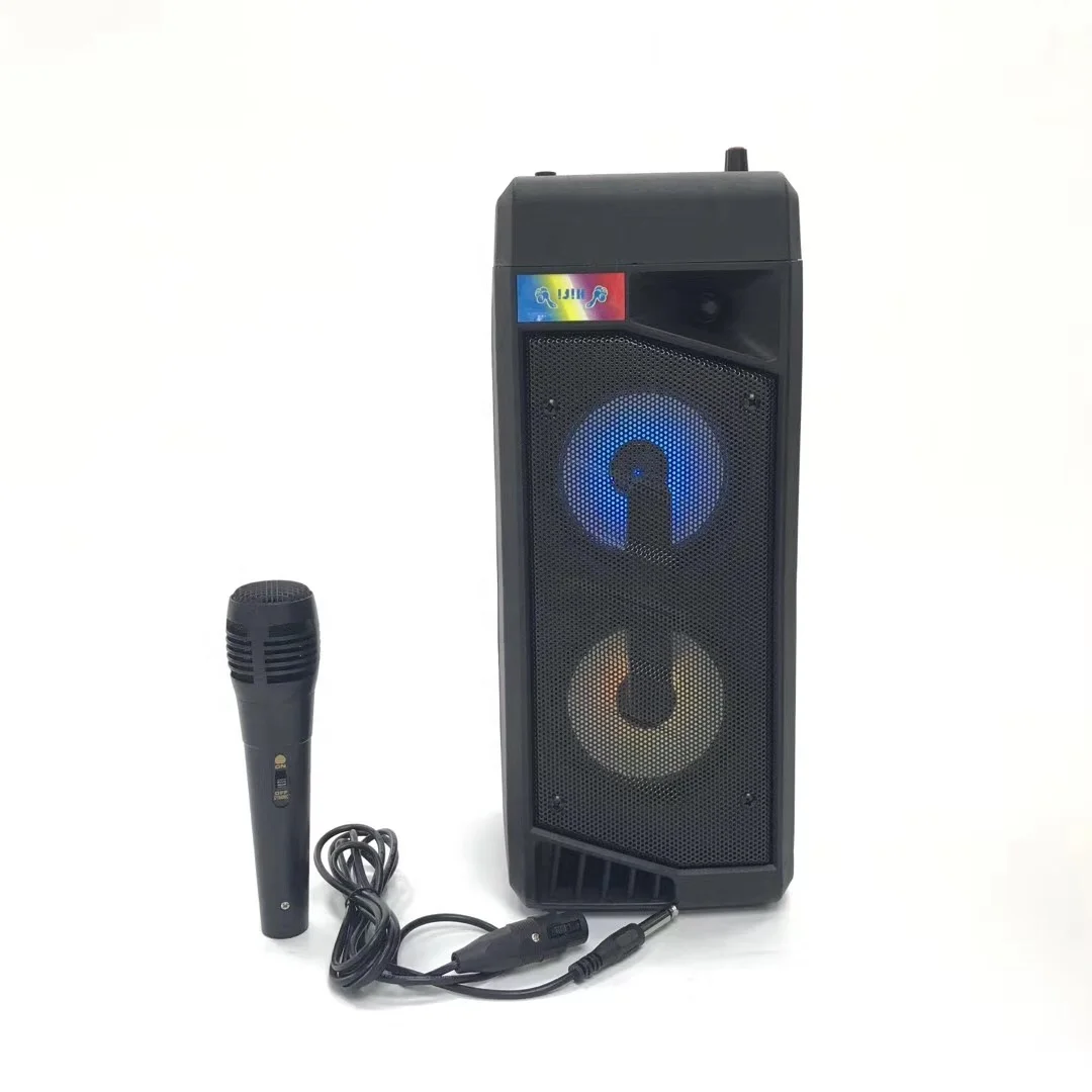 

Hot Sale Active Speaker Support FM USB TF Card wireless Speaker With Microphone, Black-oty-4401/4402