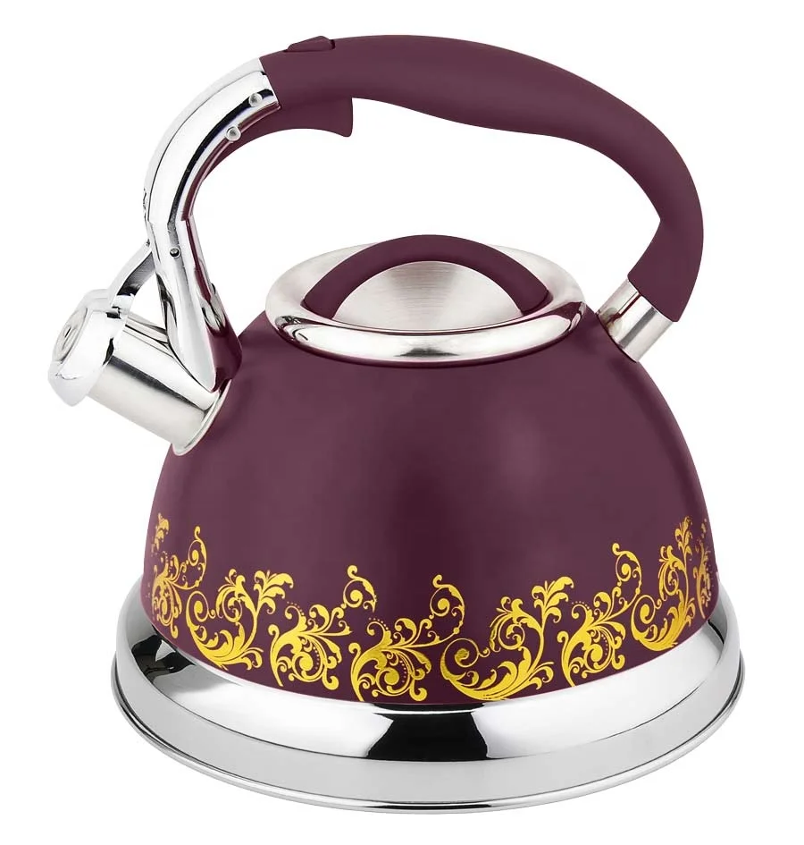 

High quality itchen accessory stainless steel whistling kettle restaurant soup kettle boiling water kettle, Black,red,blue,pink,green,yellow