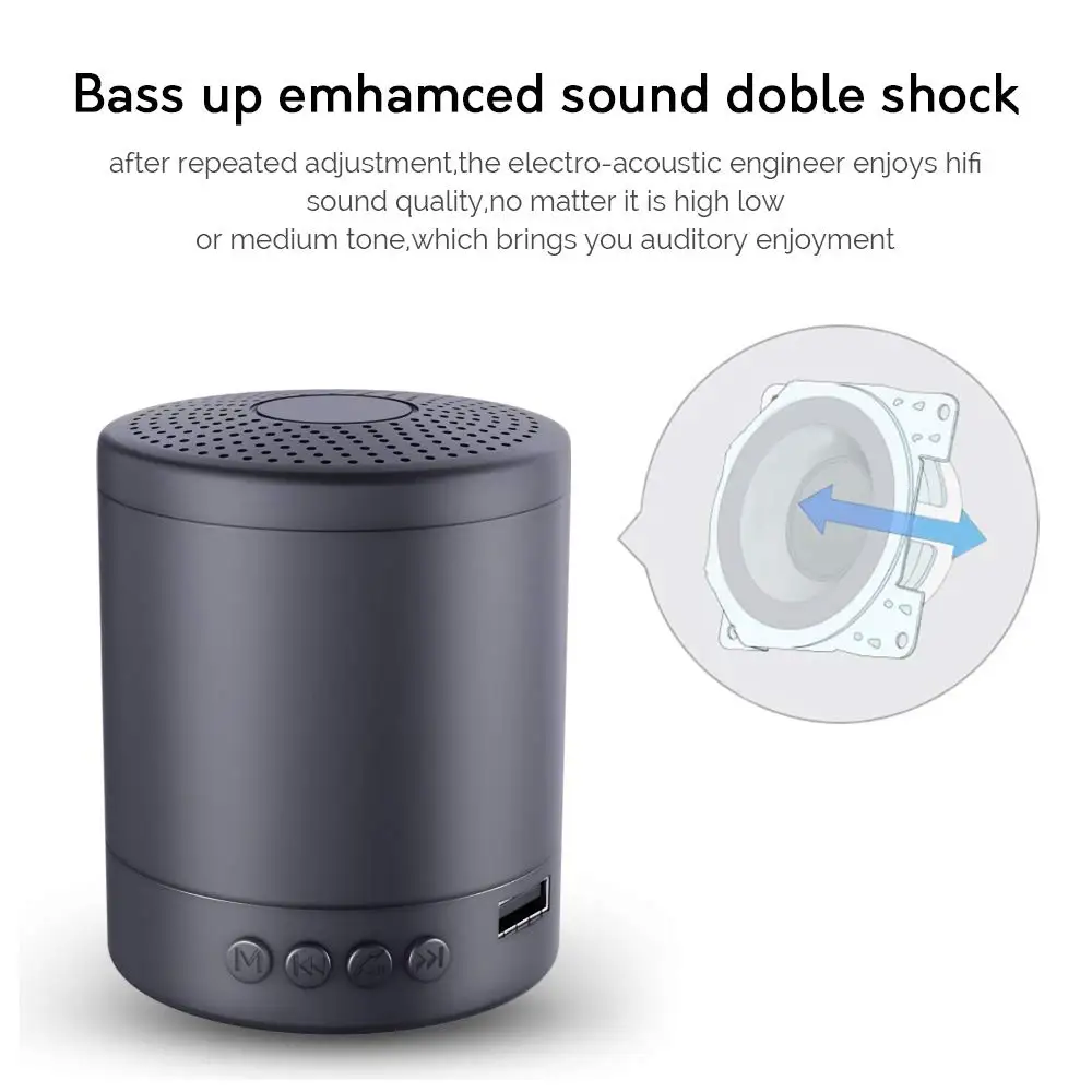 2020 Amazon Top Seller HD Sound Good quality a10 Aluminum Portable mini Bluetooths Speaker Wireless Speaker in Cheap Price - ANKUX.COM