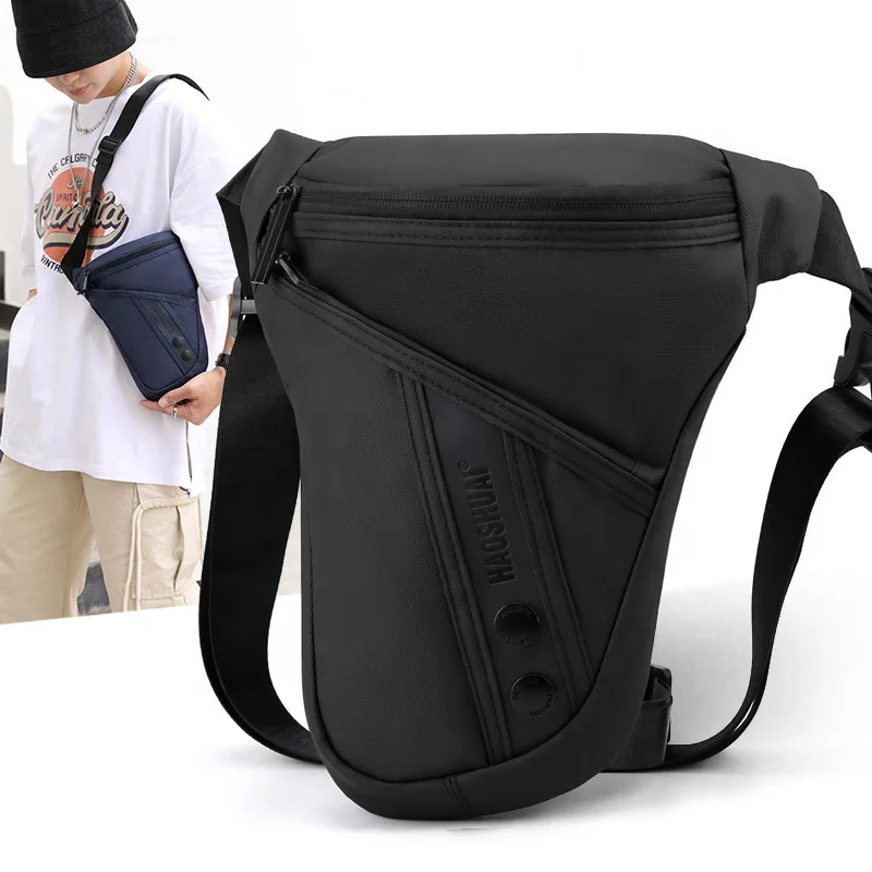 

Custom Nylon Tactical Military Riding Knight Phone Waist Bags Fanny Pack Harness Motorcycle Thigh Drop Leg Bag, 3 colors